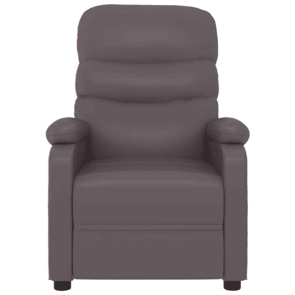 Massage Chair Grey Faux Leather Price