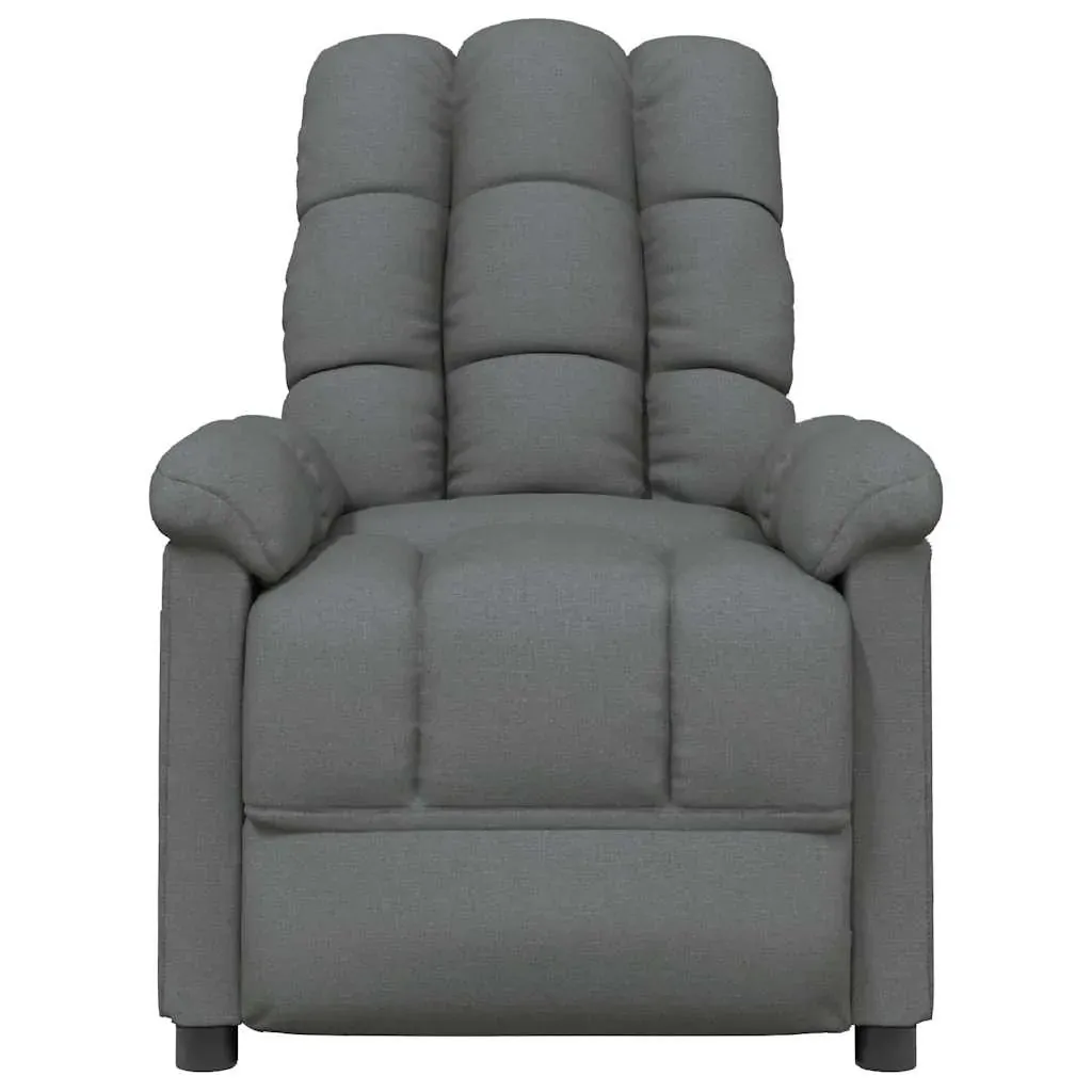Recliner Chair Dark Grey Fabric Price