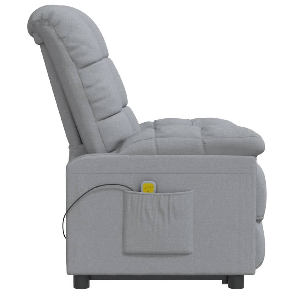 Massage Chair Light Grey Fabric Price