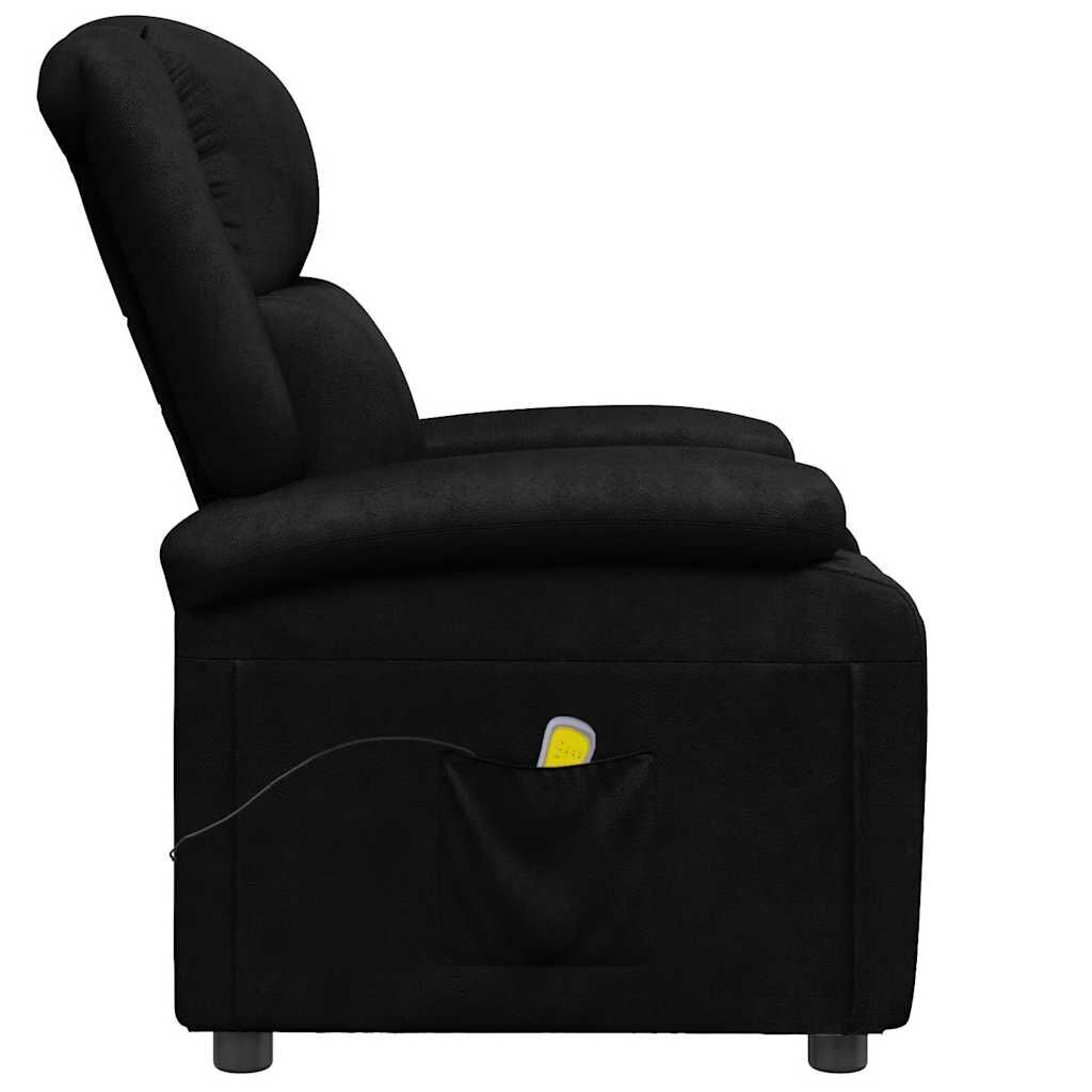 Massage Chair Black Faux Leather Price