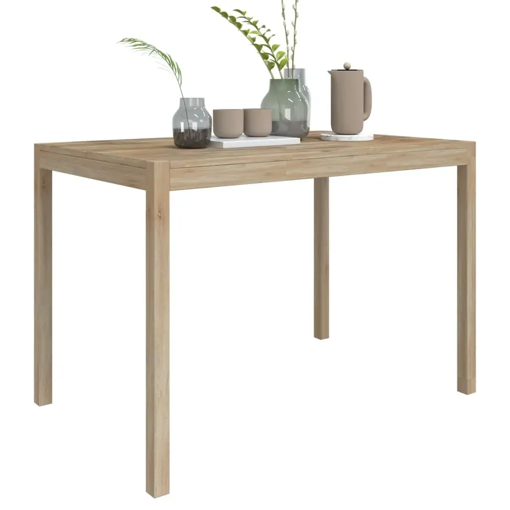 Dining Table 110x70x75 cm Solid Wood Acacia Price