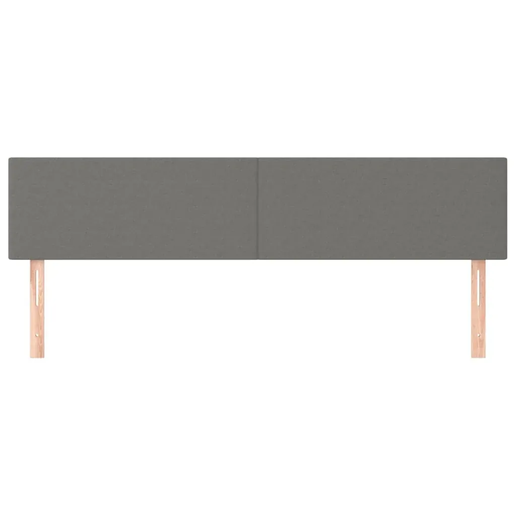Headboards 2 pcs Dark Grey 100 cm Fabric Price