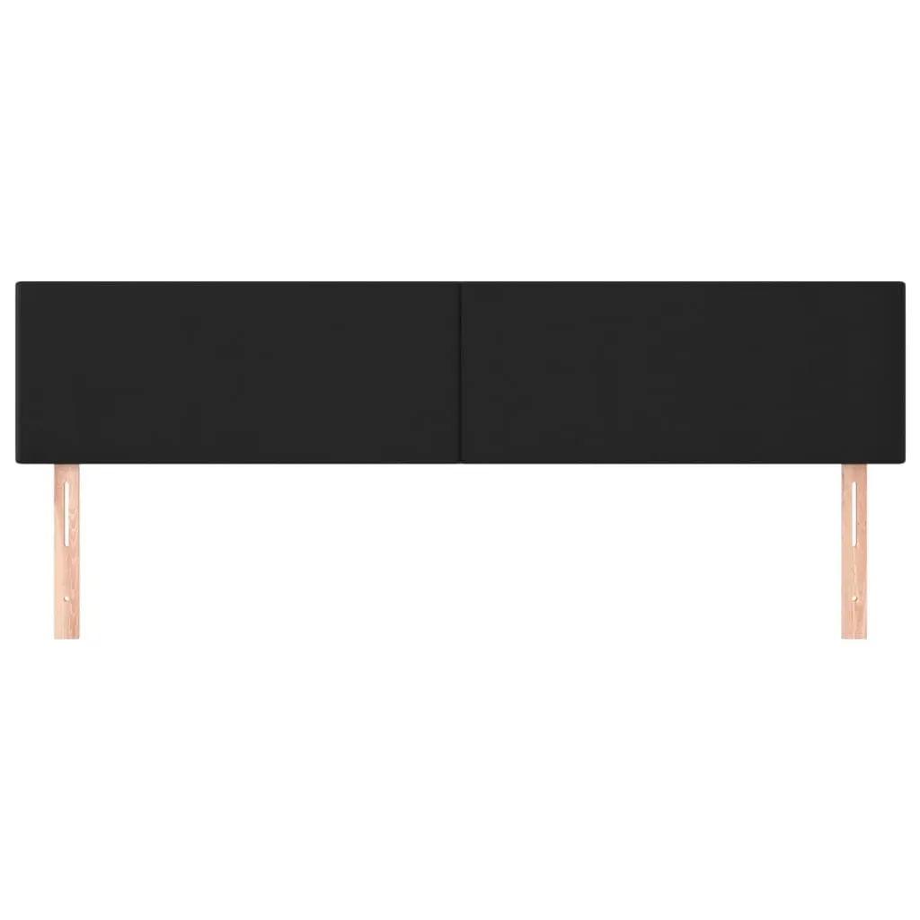 Headboards 2 pcs Black 100 cm Faux Leather Price