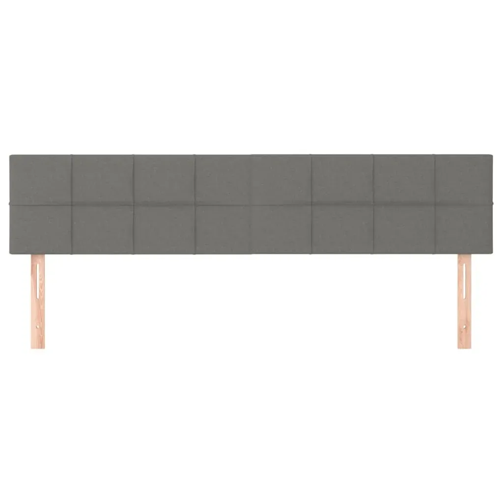 Headboards 2 pcs Dark Grey 100 cm Fabric Price