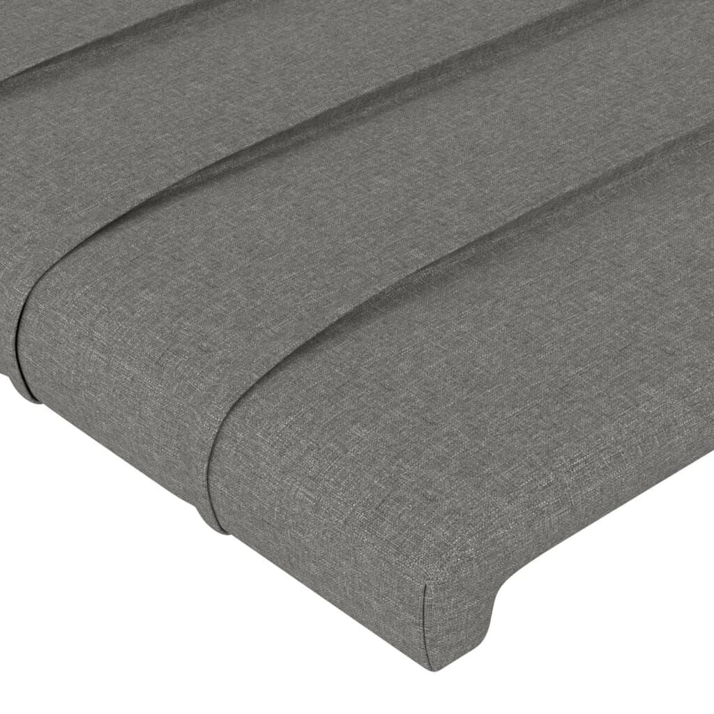 Headboards 2 pcs Dark Grey 100 cm Fabric Price