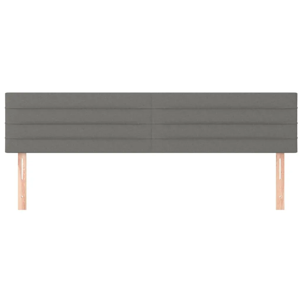 Headboards 2 pcs Dark Grey 100 cm Fabric Price