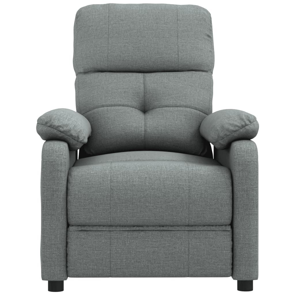 Recliner Chair Dark Grey Fabric Price