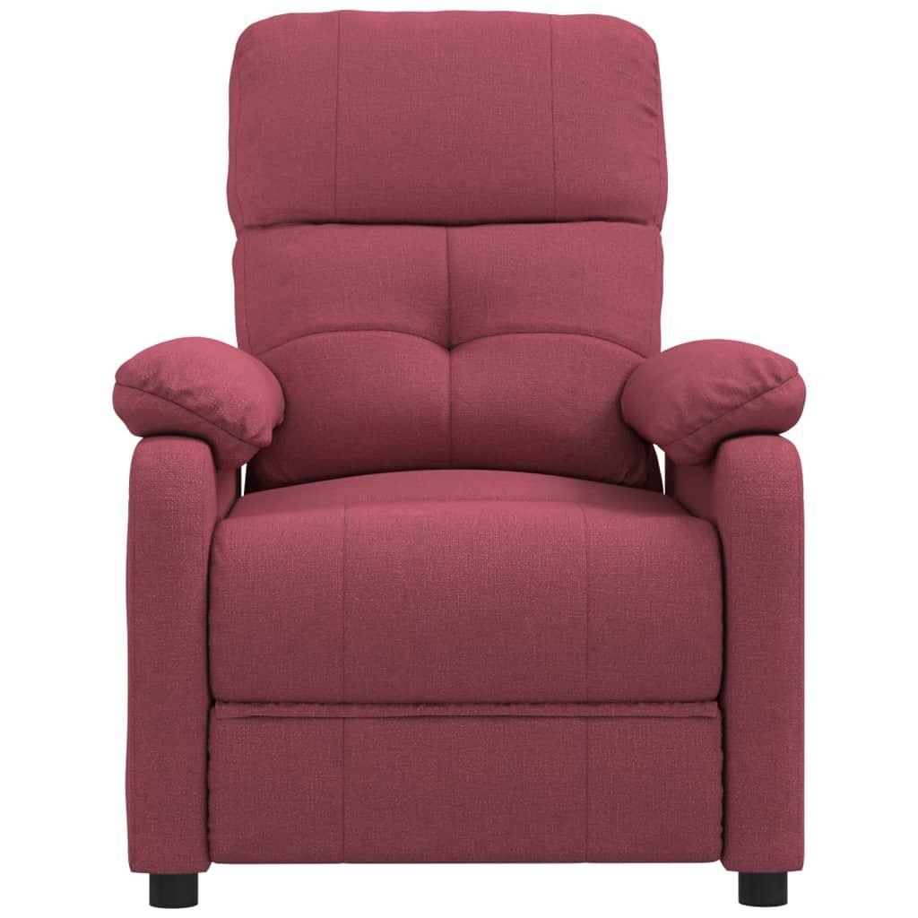 Massage Chair Wine Red Fabric Price