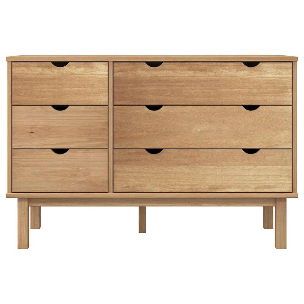 Drawer Cabinet OTTA 111x43x73.5 cm Solid Wood Pine Price