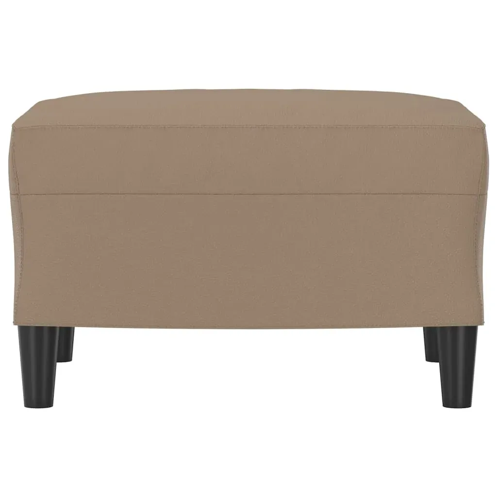 Footstool Cappuccino 60x50x41 cm Faux Leather Price
