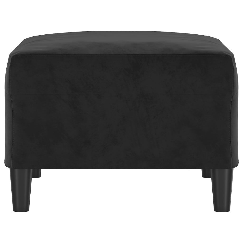 Footstool Black 70x55x41 cm Velvet Price