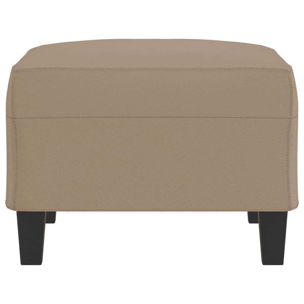 Footstool Cappuccino 70x55x41 cm Faux Leather Price