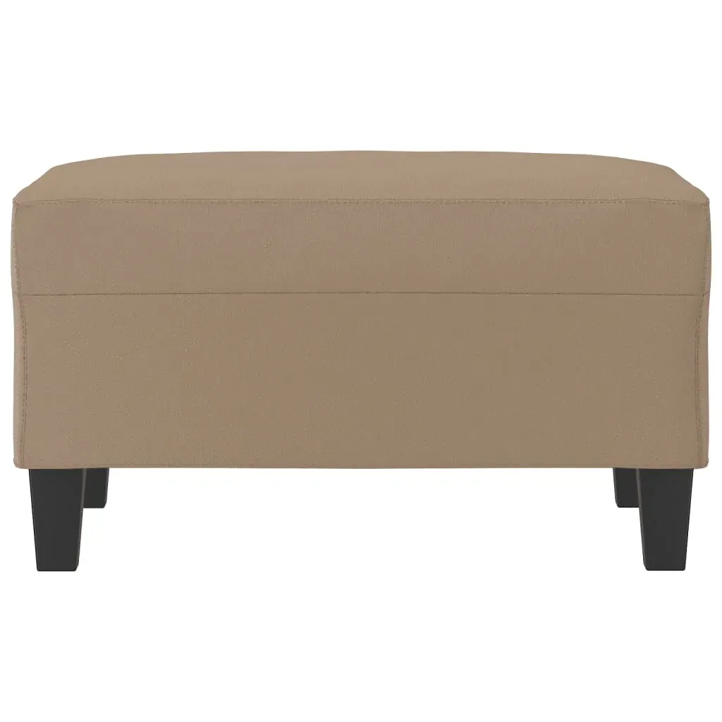 Footstool Cappuccino 70x55x41 cm Faux Leather Price