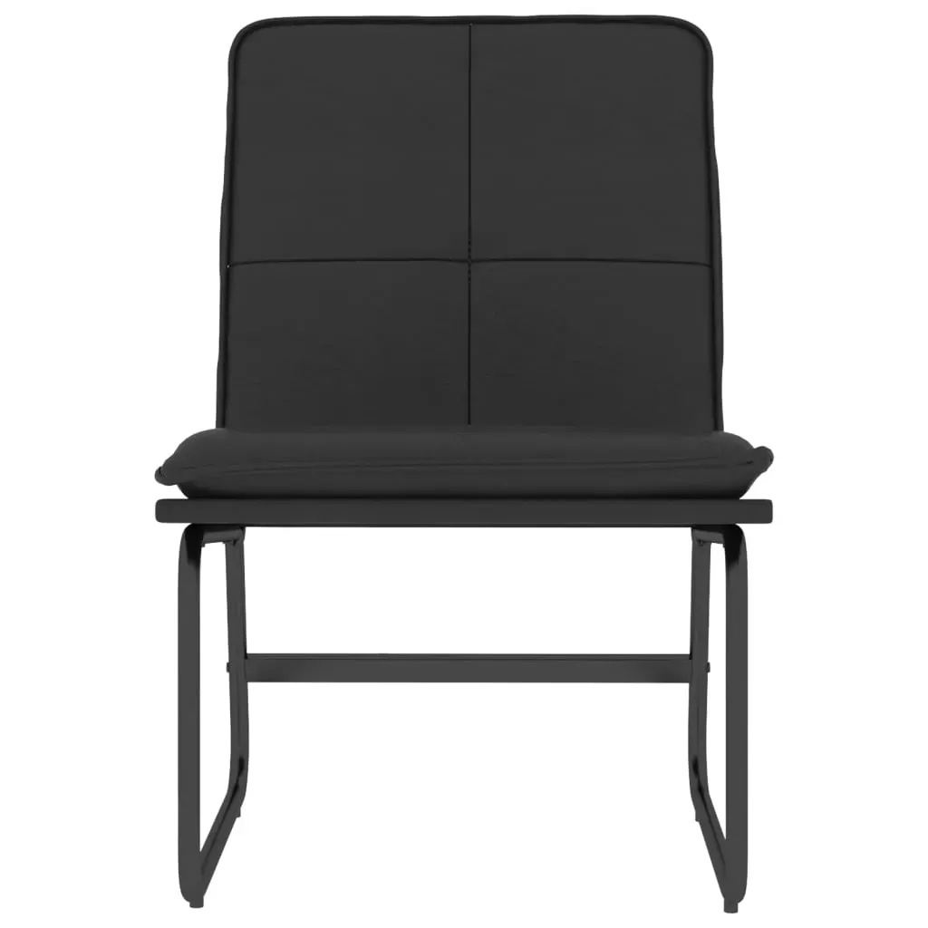 Lounge Chair Black 54x75x76 cm Faux Leather Price