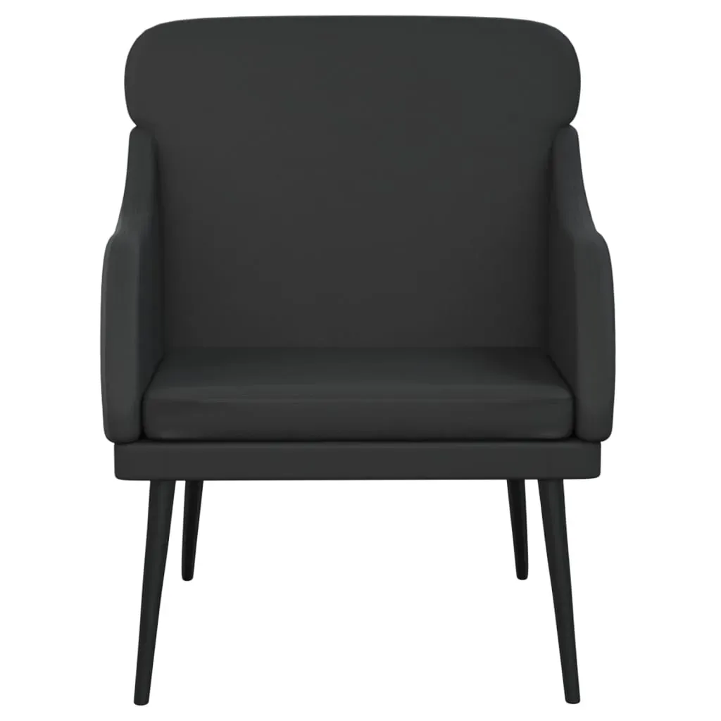 Armchair Black 63x76x80 cm Faux Leather Price