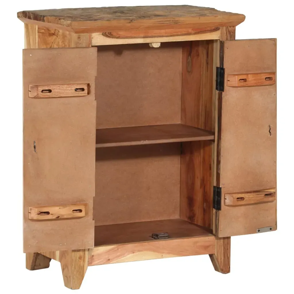 Sideboard 55x33x75 cm Solid Wood Acacia and Reclaimed Price