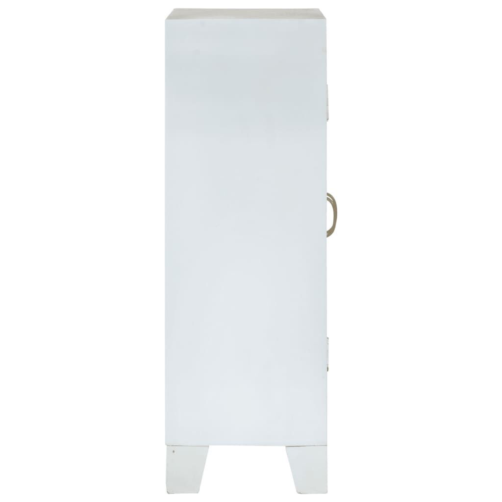 Sideboard White 55x30x90 cm Solid Wood Acacia Price