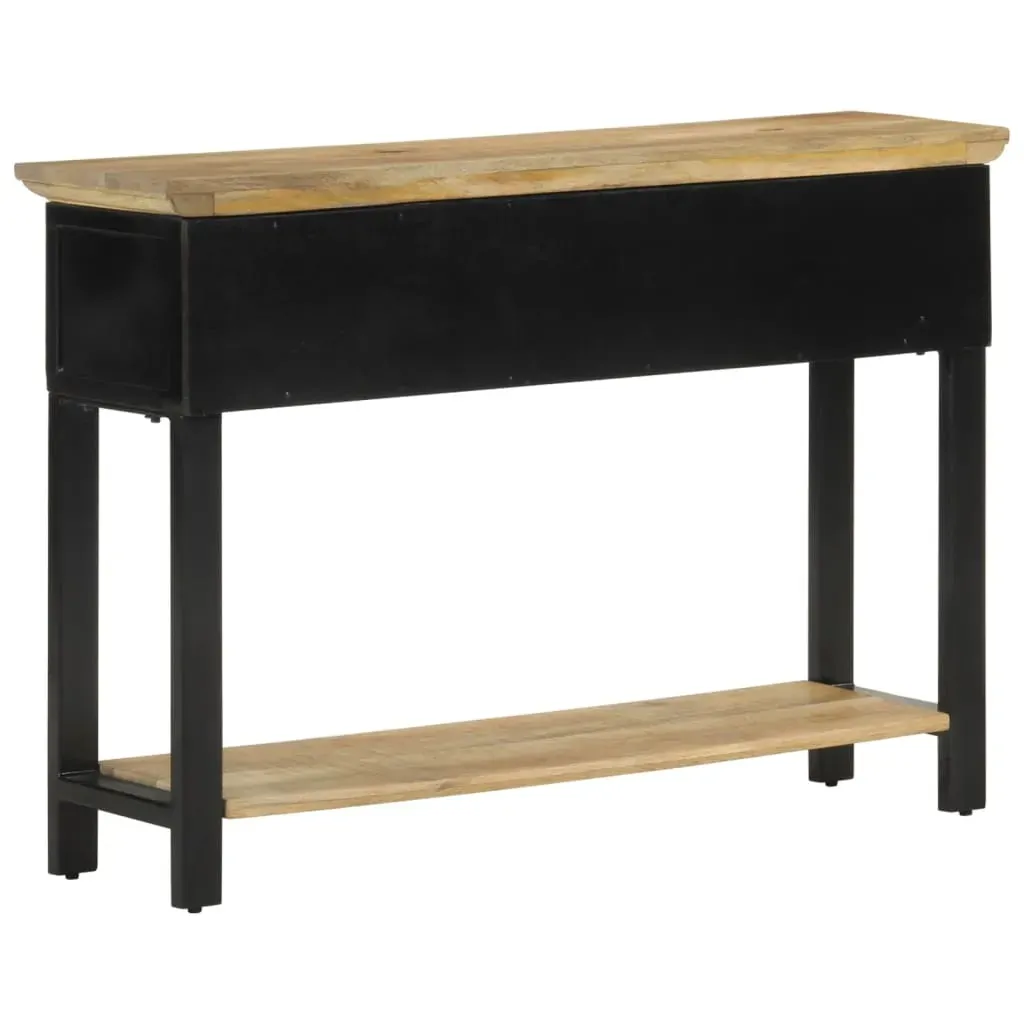 Console Table 110x30x75 cm Solid Rough Wood Mango Price