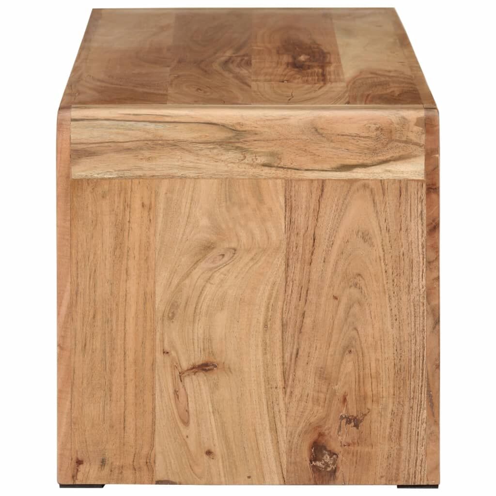TV Stand 110x33x33 cm Solid Wood Acacia Price