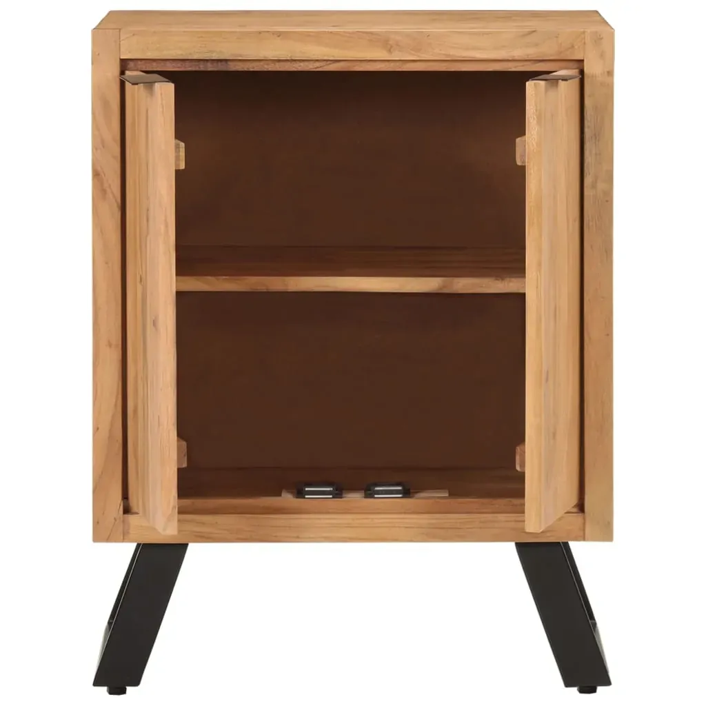 Sideboard with 2 Doors 55x36x72 cm Solid Wood Acacia Price