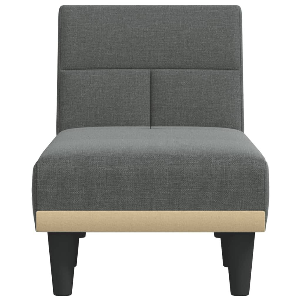 Chaise Longue Dark Grey Fabric Price