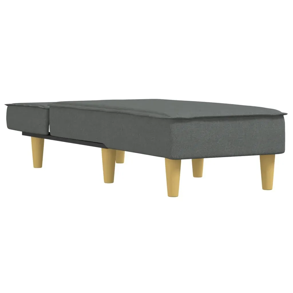 Chaise Longue Dark Grey Fabric Price
