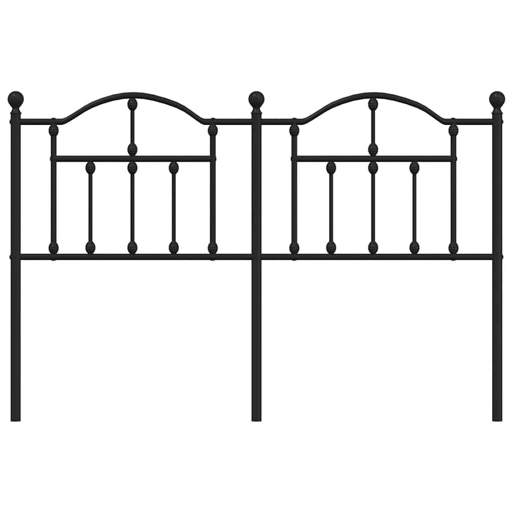 Metal Headboard Black 152 cm Queen Price