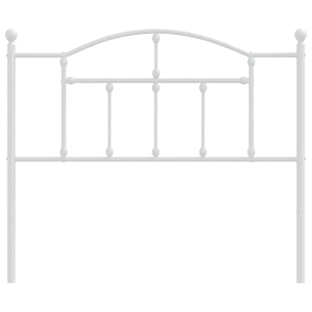Metal Headboard White 107 cm King Single Price