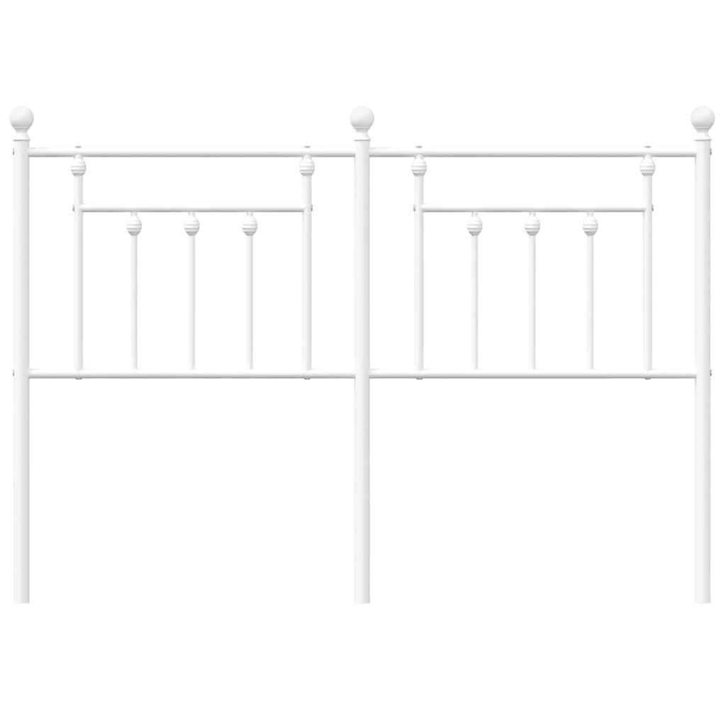Metal Headboard White 152 cm Queen Price