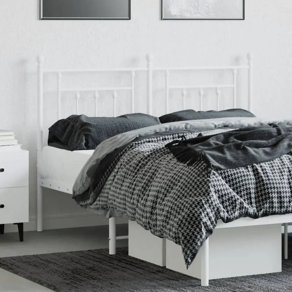 Metal Headboard White 152 cm Queen Price