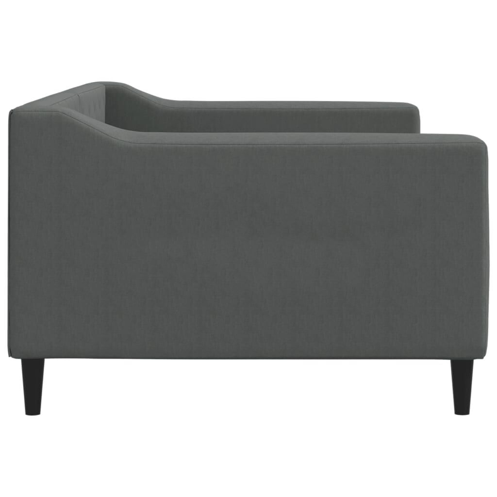 Day Bed Dark Grey 92x187 cm Single Size Fabric Price