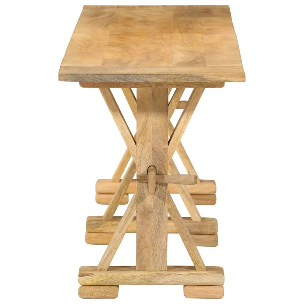 Bench 160x35x45 cm Solid Wood Mango Price