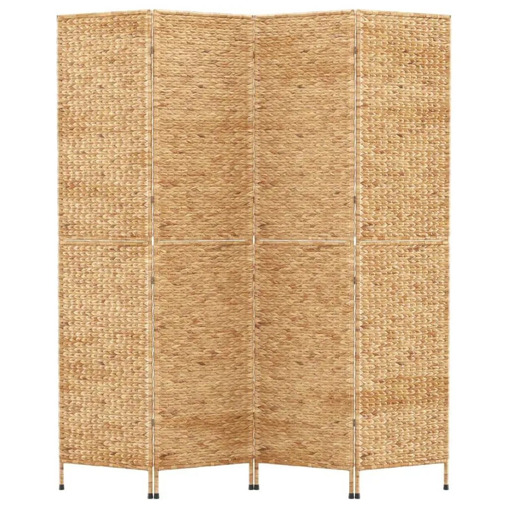 Room Divider 4-Panel 163x180 cm Water Hyacinth Price