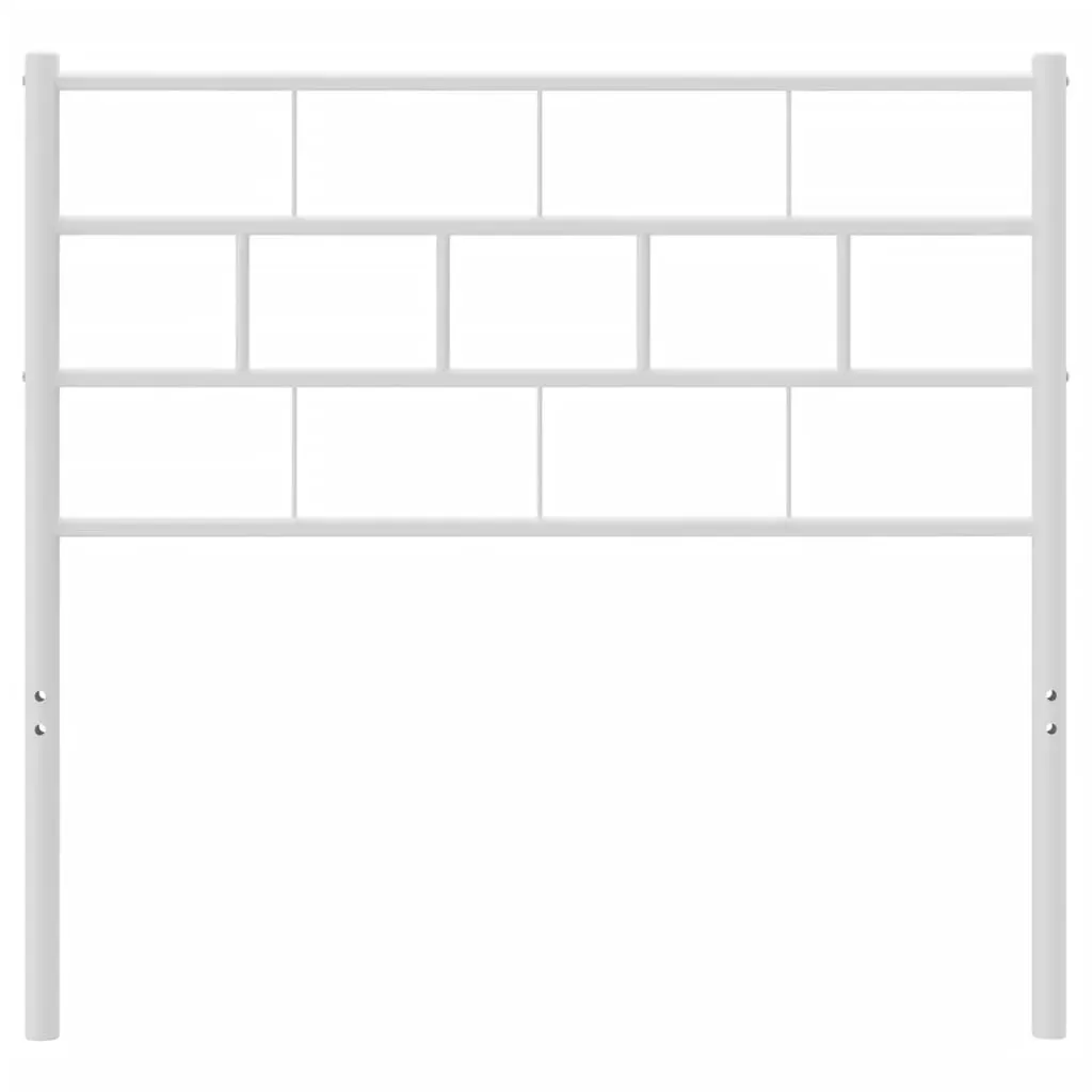 Metal Headboard White 90 cm Price