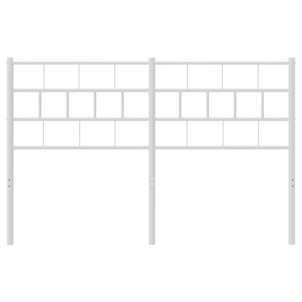 Metal Headboard White 152 cm Queen Price