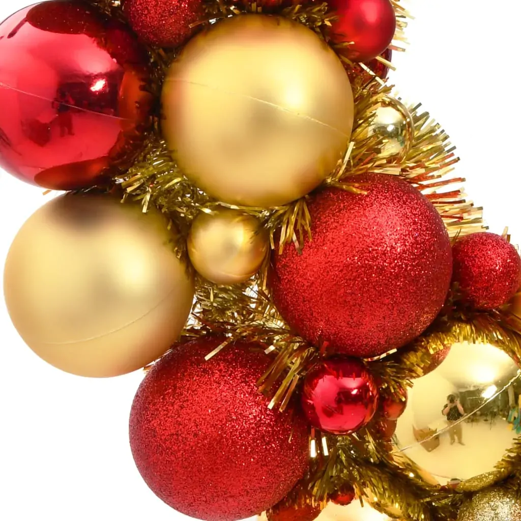 Christmas Wreath Red and Gold 45 cm Polystyrene Price