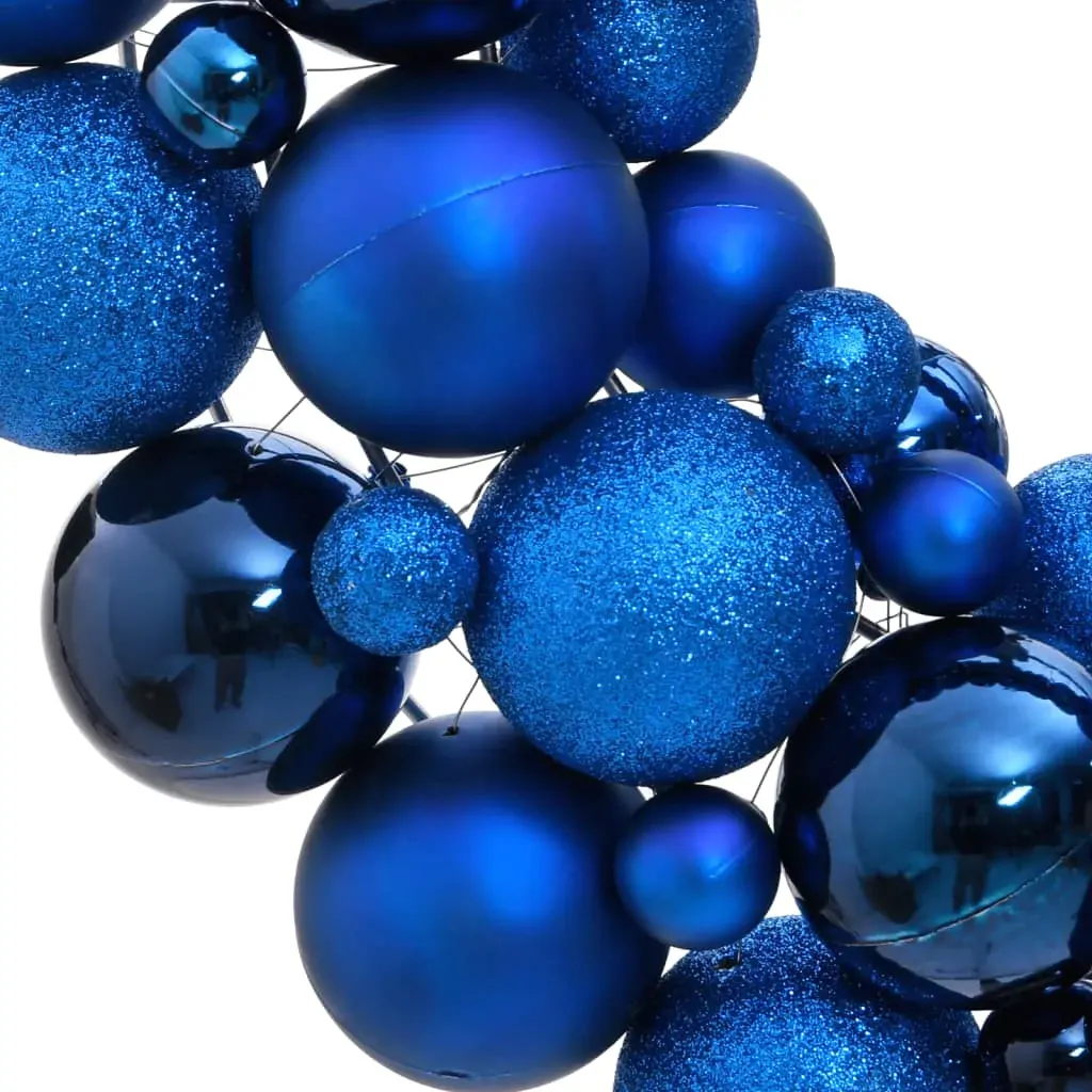 Christmas Wreath Blue 45 cm Polystyrene Price