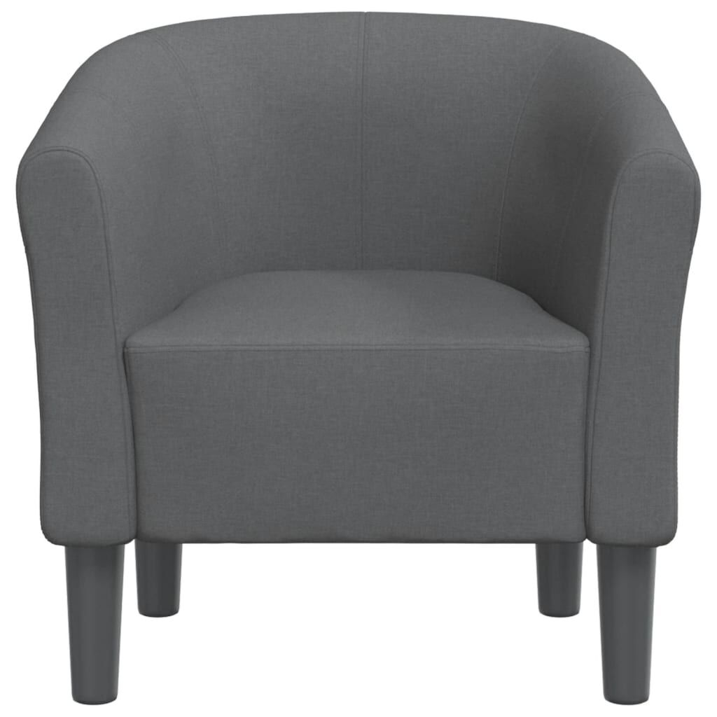 Tub Chair Dark Grey Fabric Price