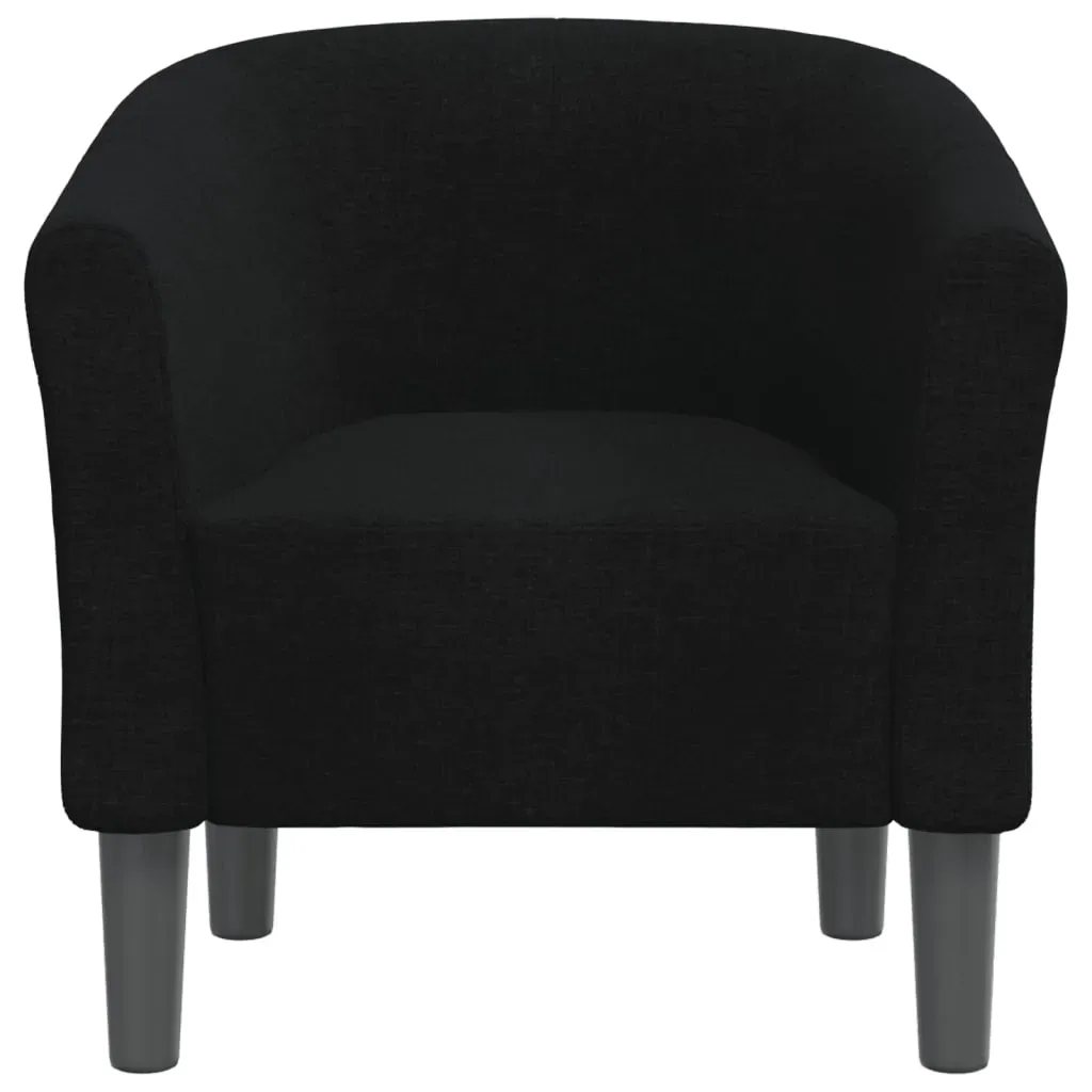 Tub Chair Black Fabric Price
