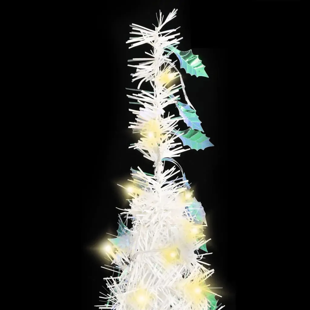 Artificial Christmas Tree Pop-up 200 LEDs White 210 cm Price