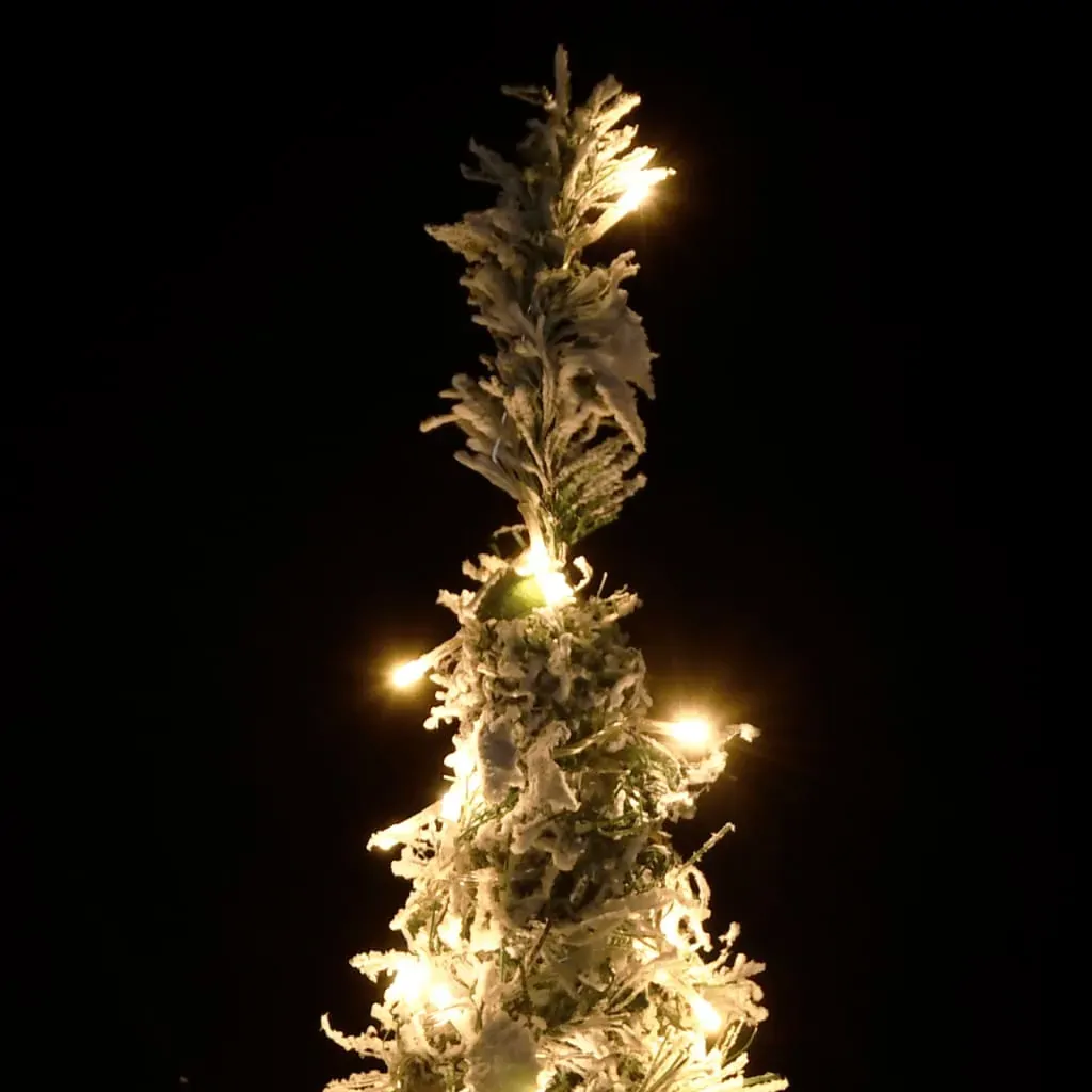 Artificial Christmas Tree Pop-up Flocked Snow 150 LEDs 180 cm Price