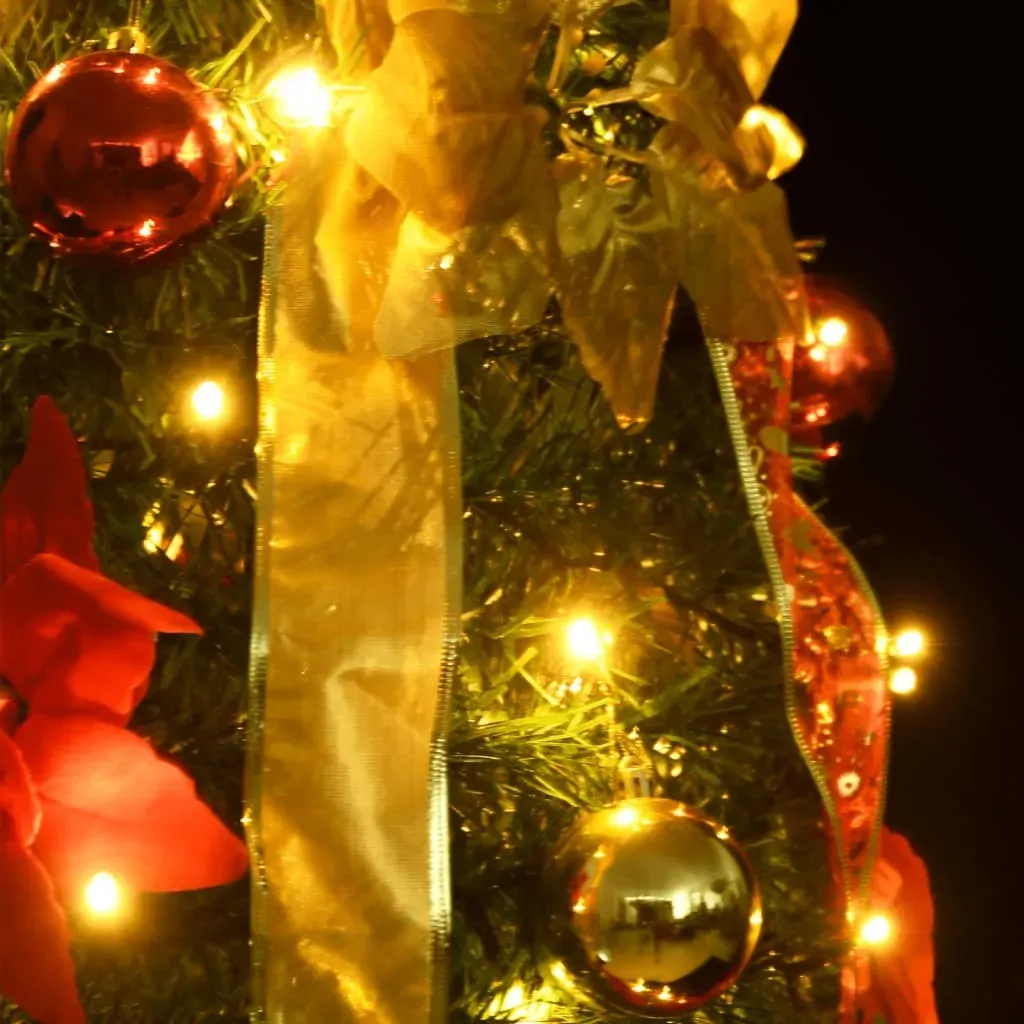 Artificial Christmas Tree Pop-up 150 LEDs Green 180 cm Price