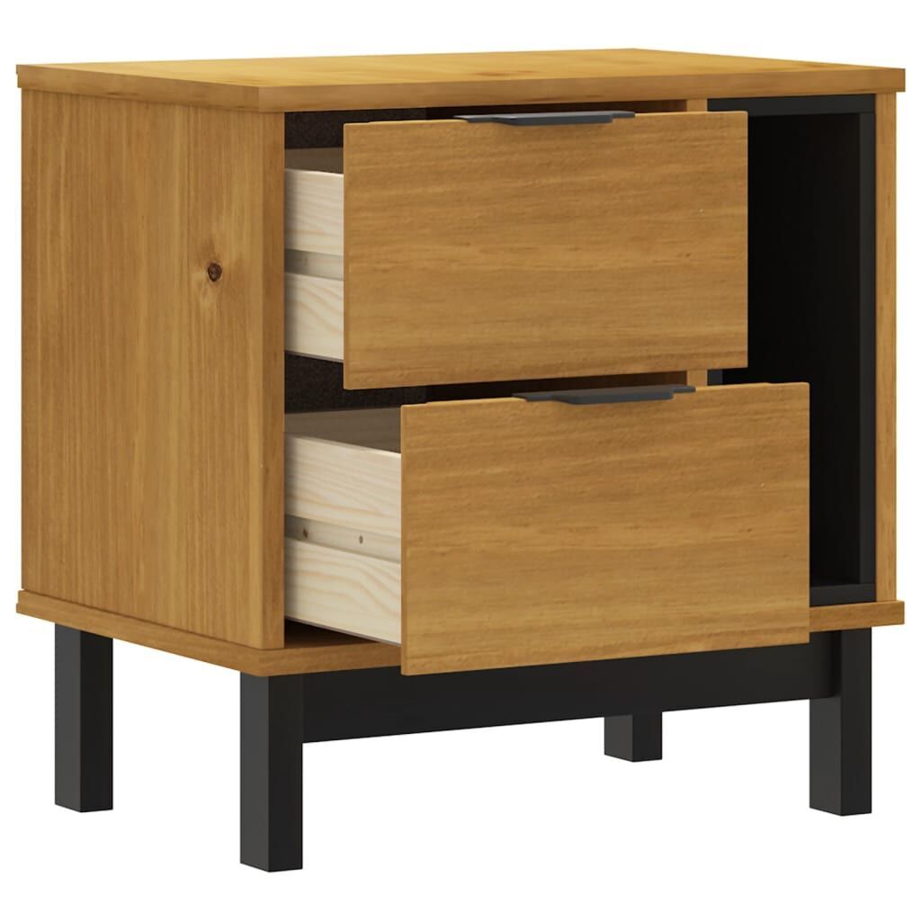 Bedside Cabinet FLAM 49x35x50 cm Solid Wood Pine Price