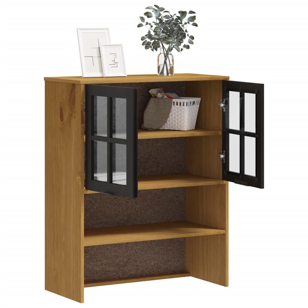 Top for Highboard with Glass Doors FLAM Solid Wood Pine Price