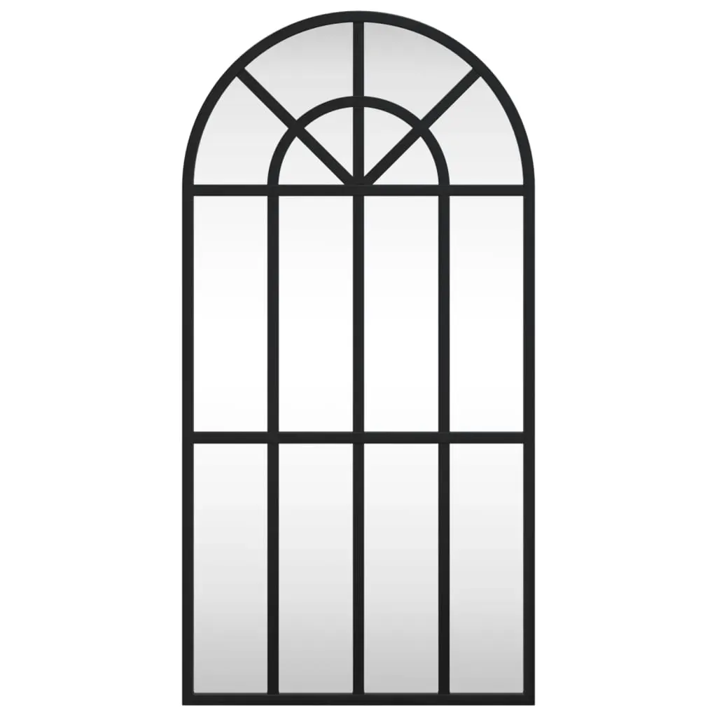 Wall Mirror Black 30x60 cm Arch Iron Price