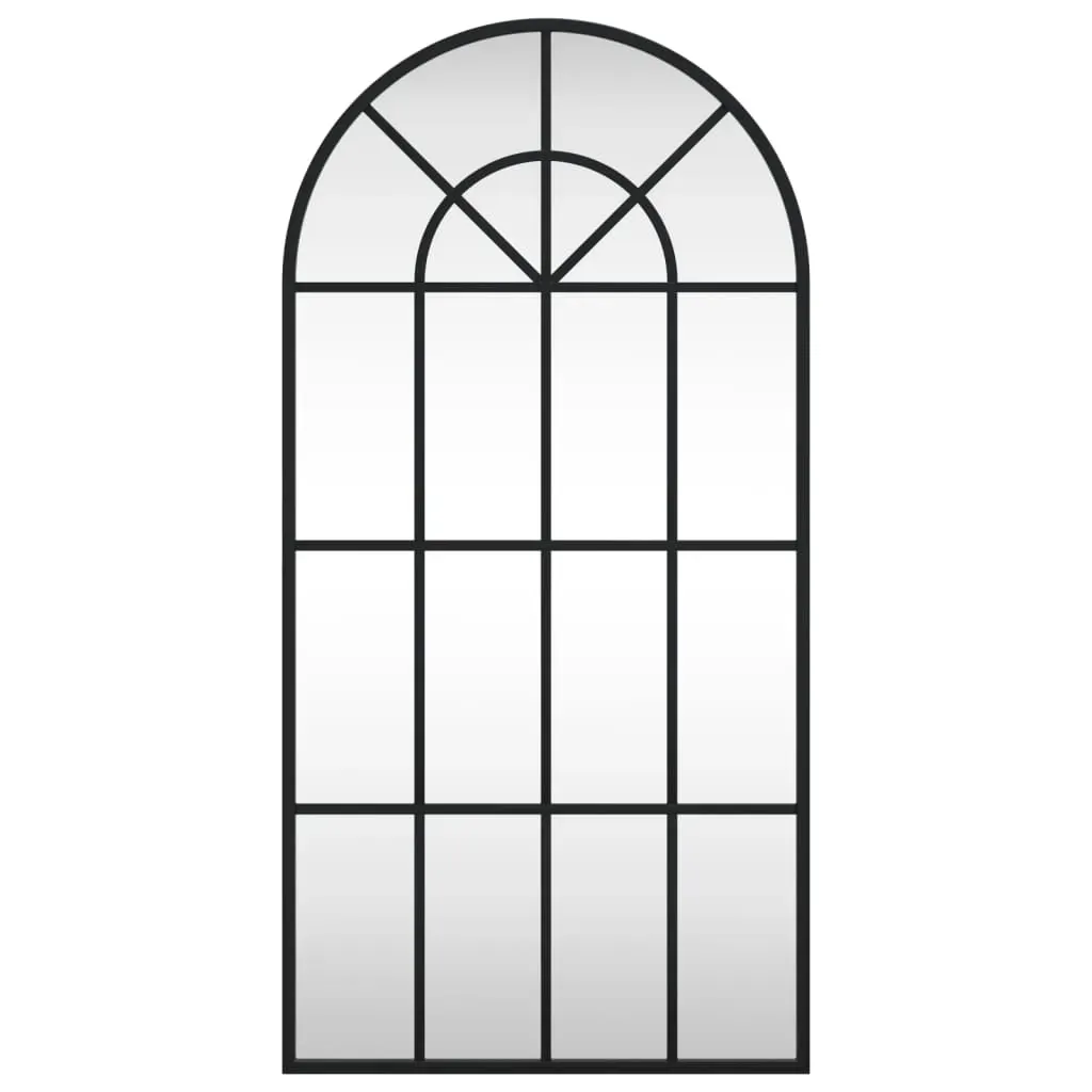 Wall Mirror Black 40x80 cm Arch Iron Price