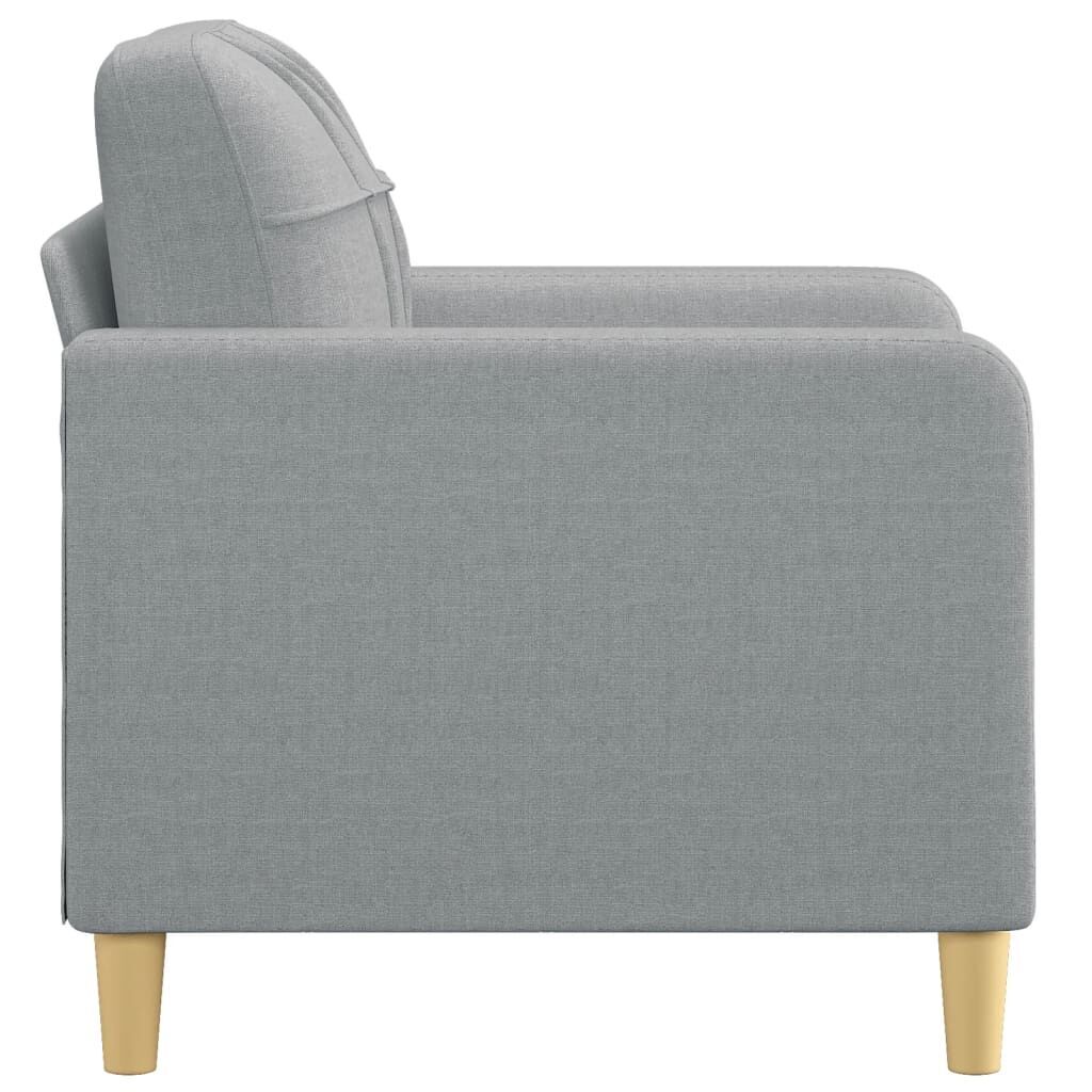 Sofa Chair Light Grey 60 cm Fabric Price
