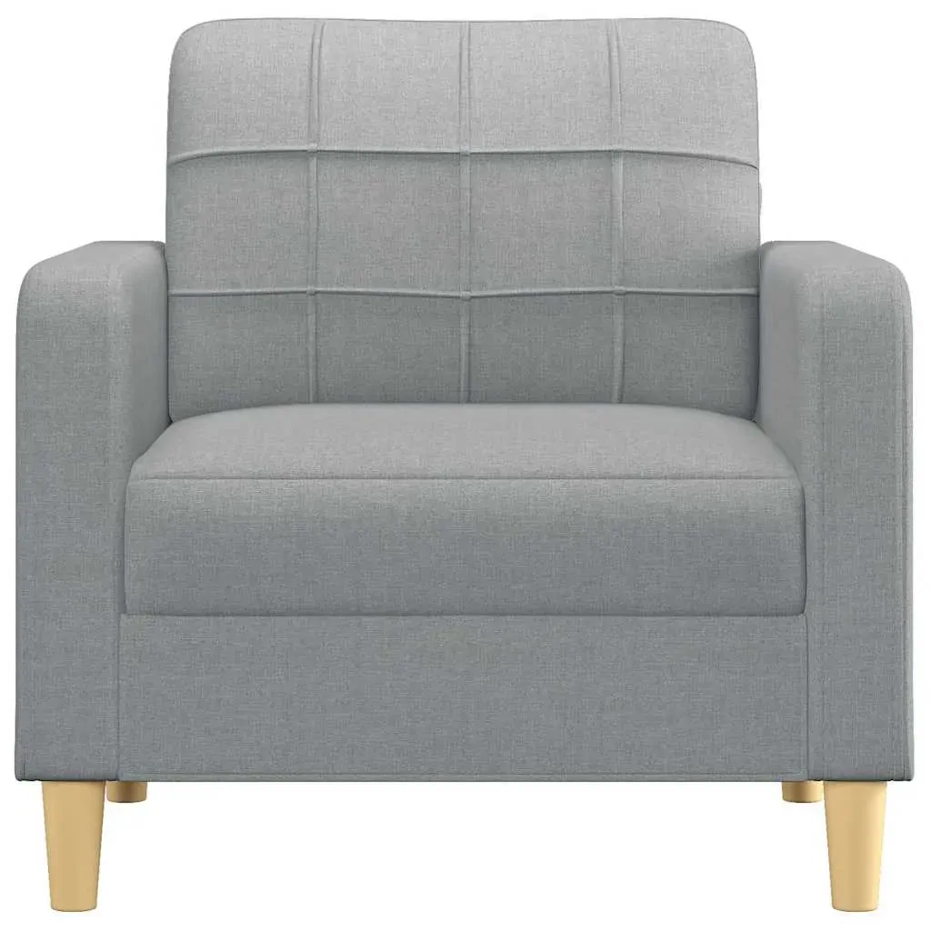 Sofa Chair Light Grey 60 cm Fabric Price