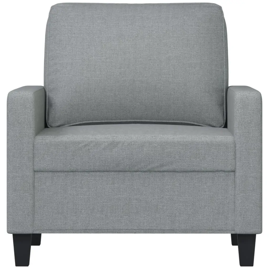 Sofa Chair Light Grey 60 cm Fabric Price