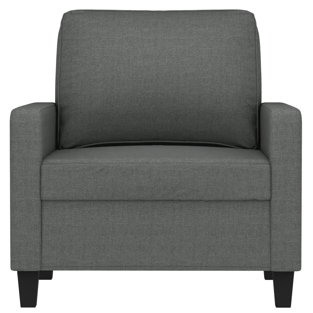 Sofa Chair Dark Grey 60 cm Fabric Price